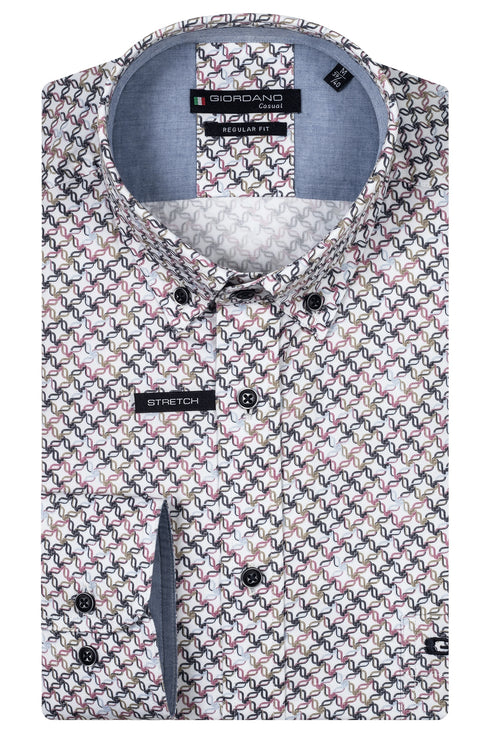 Giordano Ivy Long Sleeve Button Down Shirt